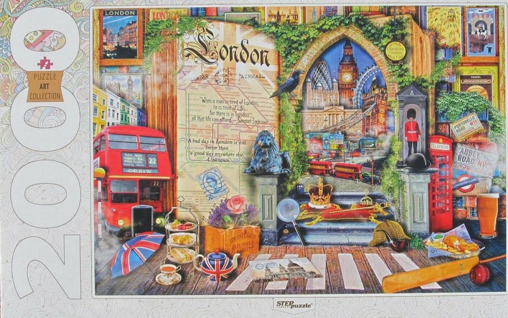 London collage/ Life Is An Open Book London - Step Puzzle Company puzzle collectible [Barcode 4602827840331] - Main Image 3