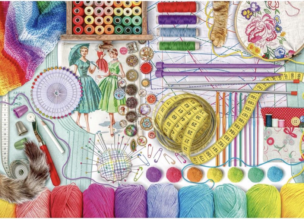 Needlework - Ravensburger puzzle collectible [Barcode 4005556161911] - Main Image 2