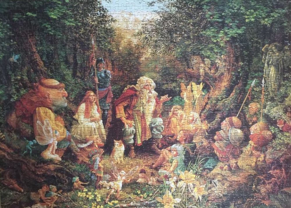 Court Of The Fairies 🟦 - Jumbo puzzle collectible [Barcode 8710126014950] - Main Image 3