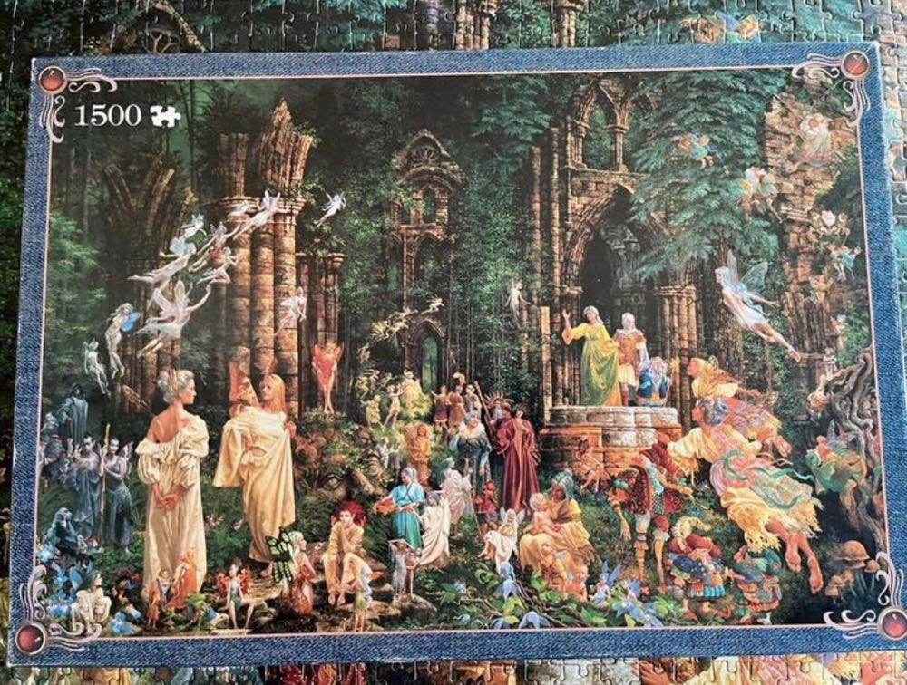 Court Of The Fairies 🟦 - Jumbo puzzle collectible [Barcode 8710126014950] - Main Image 4