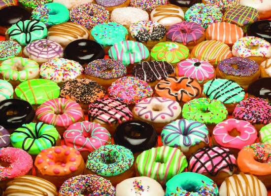 Doughnuts - Cobble Hill puzzle collectible [Barcode 625012571210] - Main Image 2