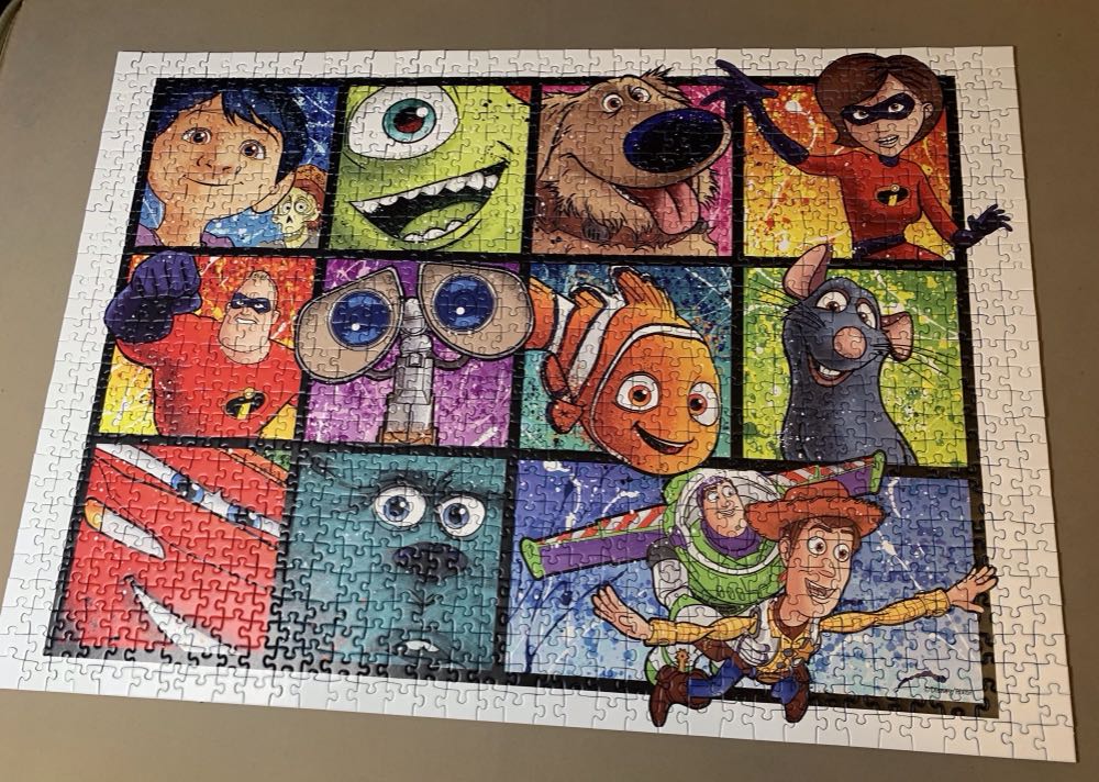 Disney Pixar Splatter Art - Ravensburger puzzle collectible - Main Image 2