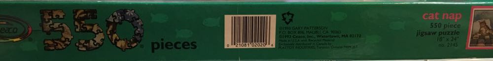 Cat Nap - Ceaco puzzle collectible [Barcode 021081020206] - Main Image 2