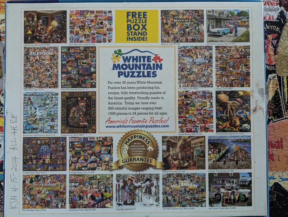 National Park Badges - Completed And Returned To Kayla - White Mountain Puzzles puzzle collectible - Main Image 4