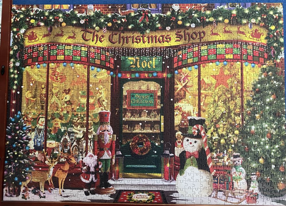 The Christmas Shop - EuroGraphics puzzle collectible [Barcode 628136655217] - Main Image 3