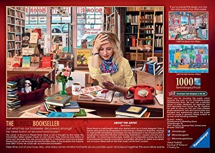 The Bemused Bookseller - Ravensburger puzzle collectible [Barcode 4005556164189] - Main Image 2