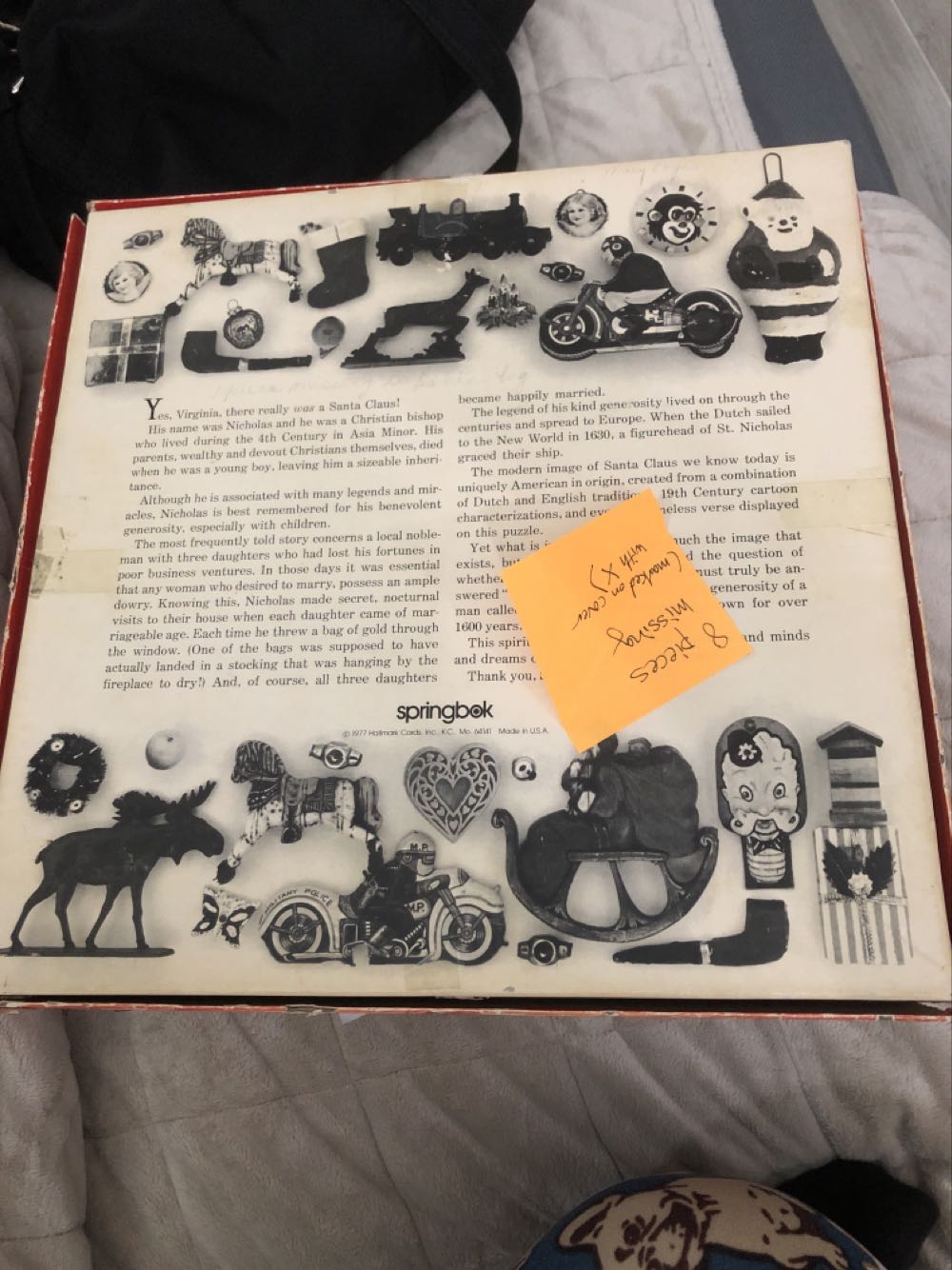 Christmas Greetings - Springbok puzzle collectible - Main Image 2