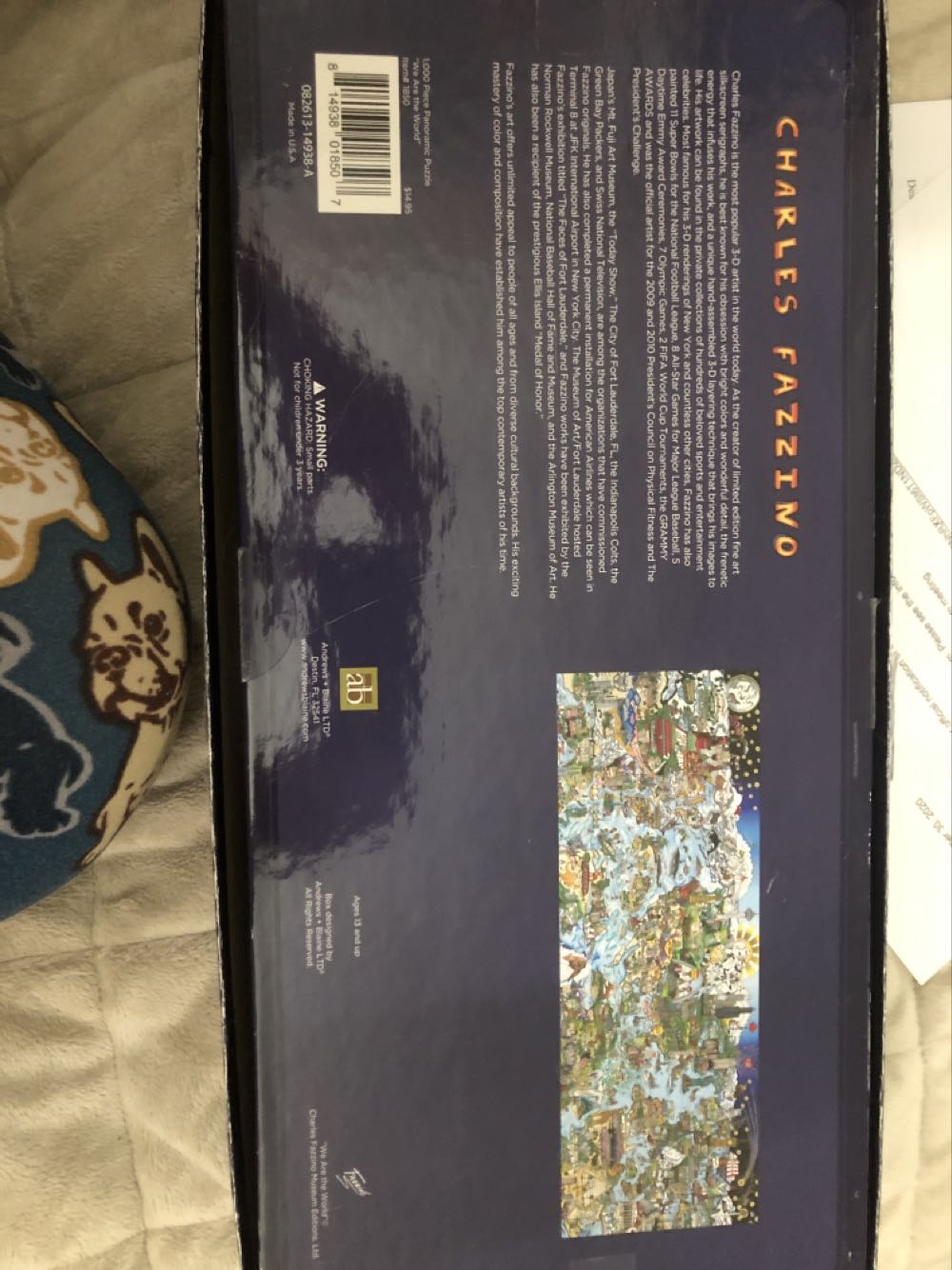 We Are The World Panoramic Puzzle - Andrews + Blaine puzzle collectible [Barcode 814938018507] - Main Image 2