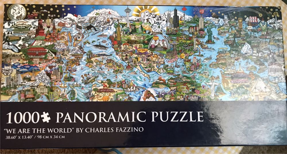 We Are The World Panoramic Puzzle - Andrews + Blaine puzzle collectible [Barcode 814938018507] - Main Image 3