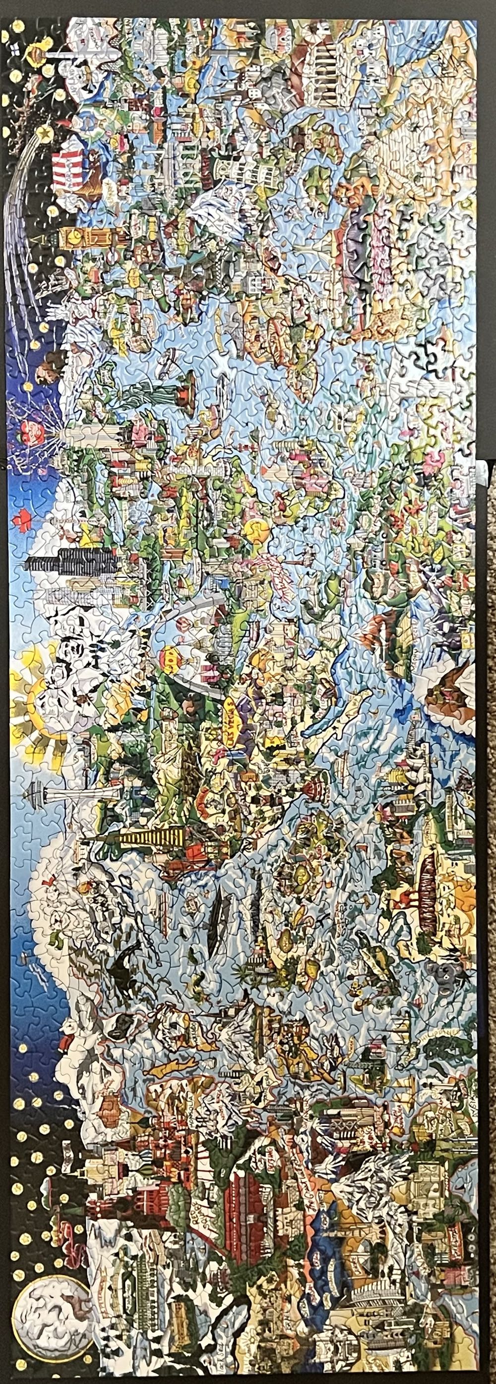 We Are The World Panoramic Puzzle - Andrews + Blaine puzzle collectible [Barcode 814938018507] - Main Image 4