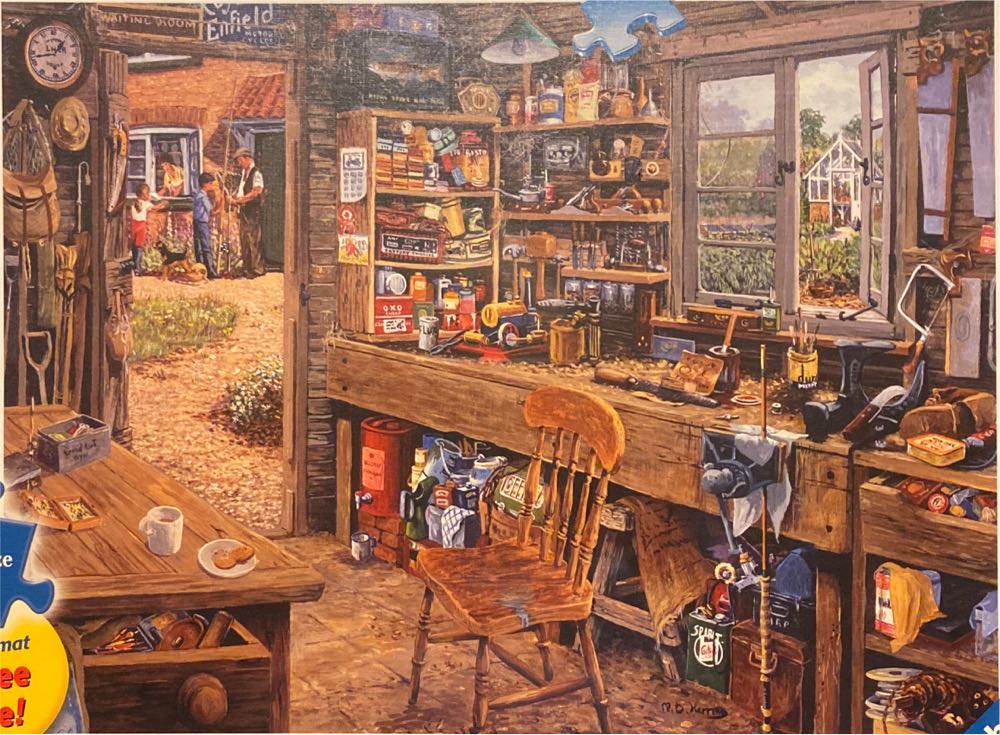 Dad’s Shed - Ravensburger puzzle collectible [Barcode 4005556148592] - Main Image 2
