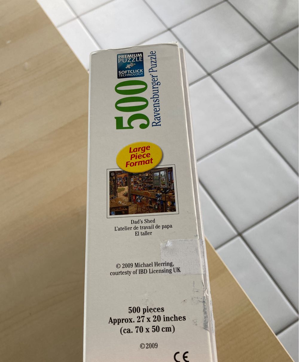 Dad’s Shed - Ravensburger puzzle collectible [Barcode 4005556148592] - Main Image 3