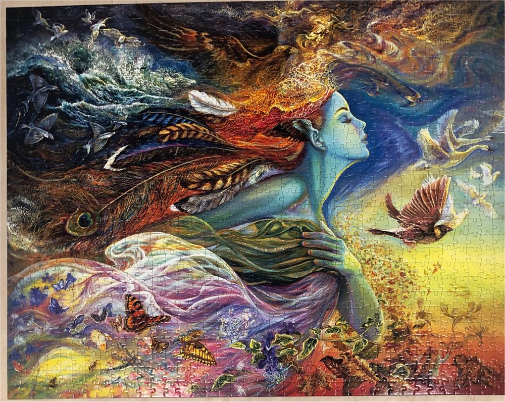 Josephine Wall: Spirit of Flight - Buffalo Games puzzle collectible [Barcode 079346117215] - Main Image 3