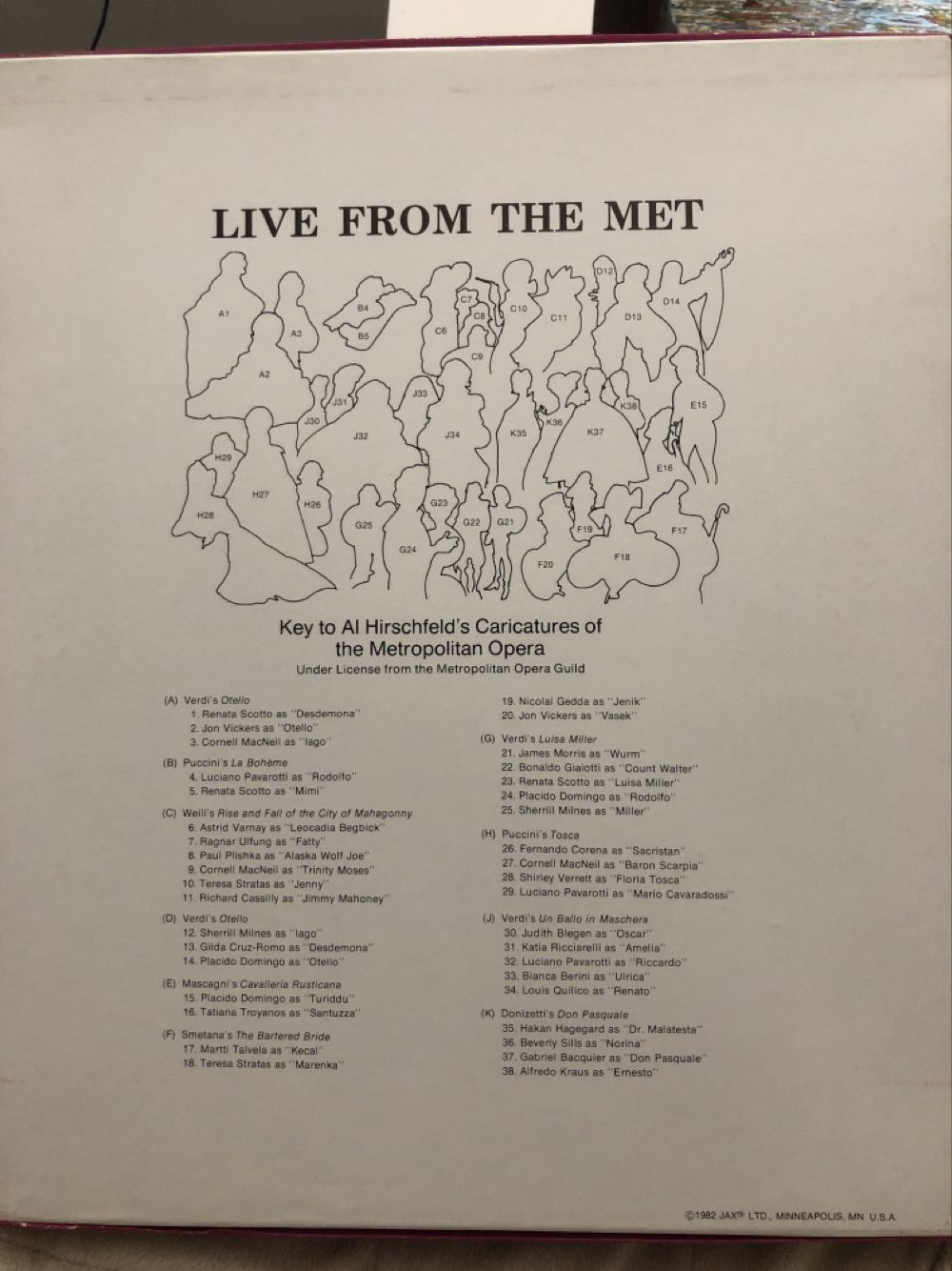 Live From The Met - JAX LTD. puzzle collectible [Barcode 035261060210] - Main Image 2