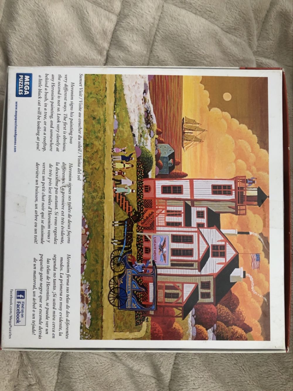 Sunset Visit - Mega Puzzles puzzle collectible [Barcode 072348092009] - Main Image 2