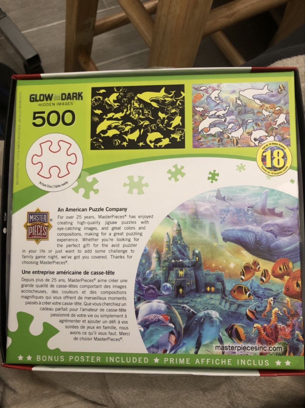 Sea Castle Delight - MasterPieces puzzle collectible [Barcode 705988320187] - Main Image 2