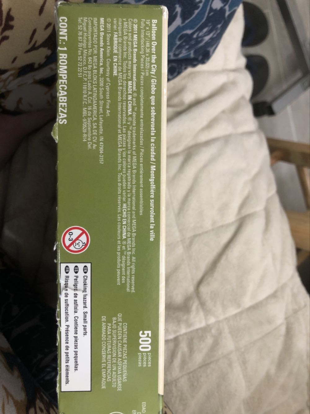 Balloon Over The City - Mega Puzzles puzzle collectible [Barcode 072348505738] - Main Image 2