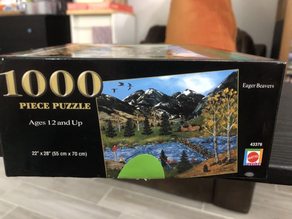 Eager Beavers - Mattel puzzle collectible [Barcode 074299428630] - Main Image 2