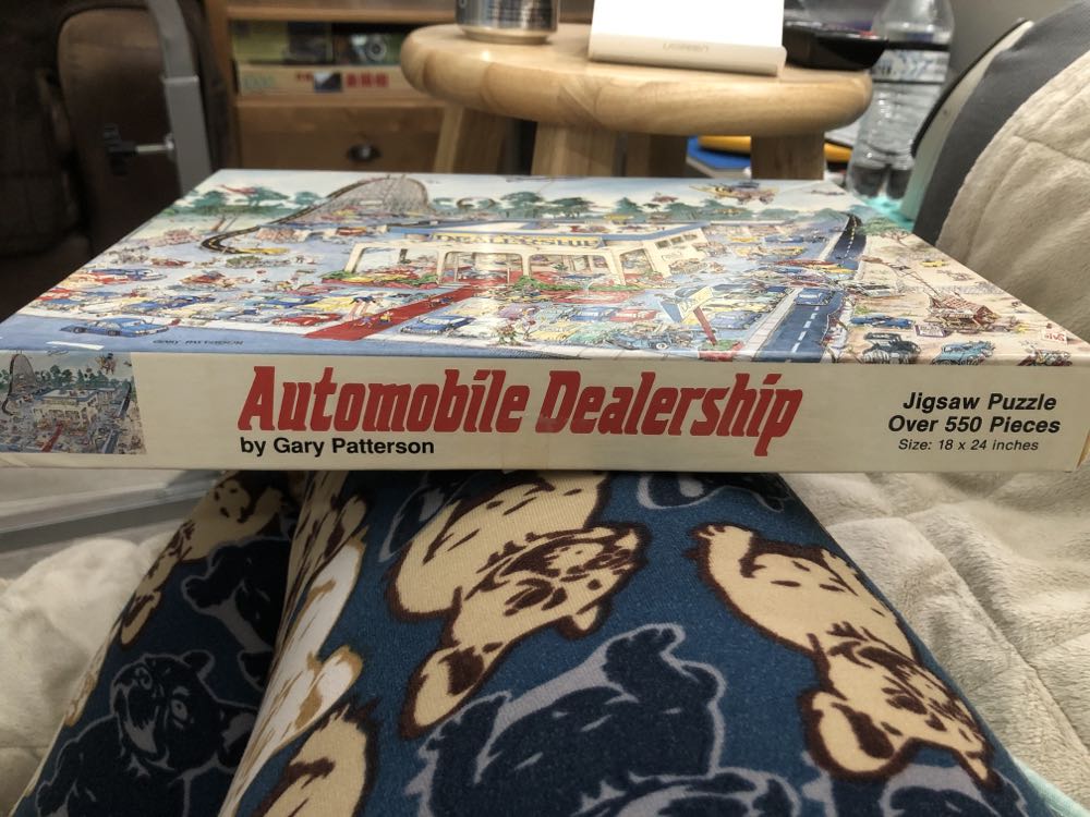 Automobile Dealership - The Great American Puzzle Factory puzzle collectible [Barcode 010563009365] - Main Image 2