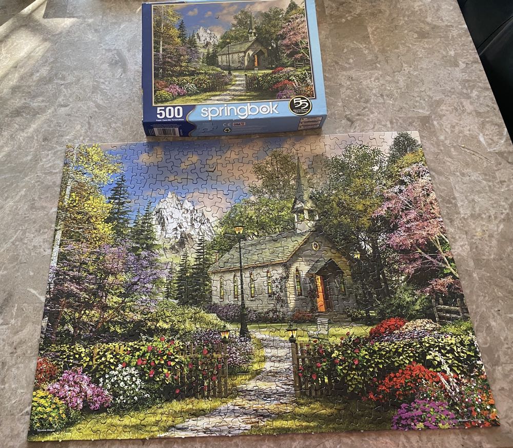 Mountain View Chapel - Springbok puzzle collectible [Barcode 091683015702] - Main Image 2