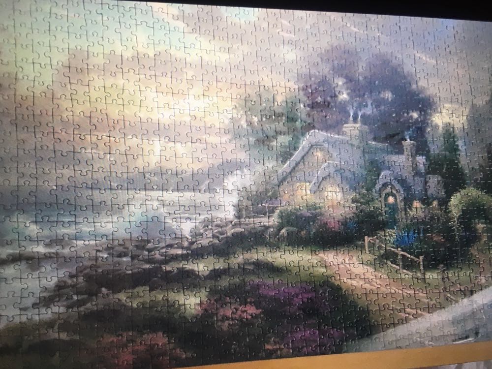 Das Haus am Meer Kinkade Puzzle - Schmidt puzzle collectible - Main Image 2