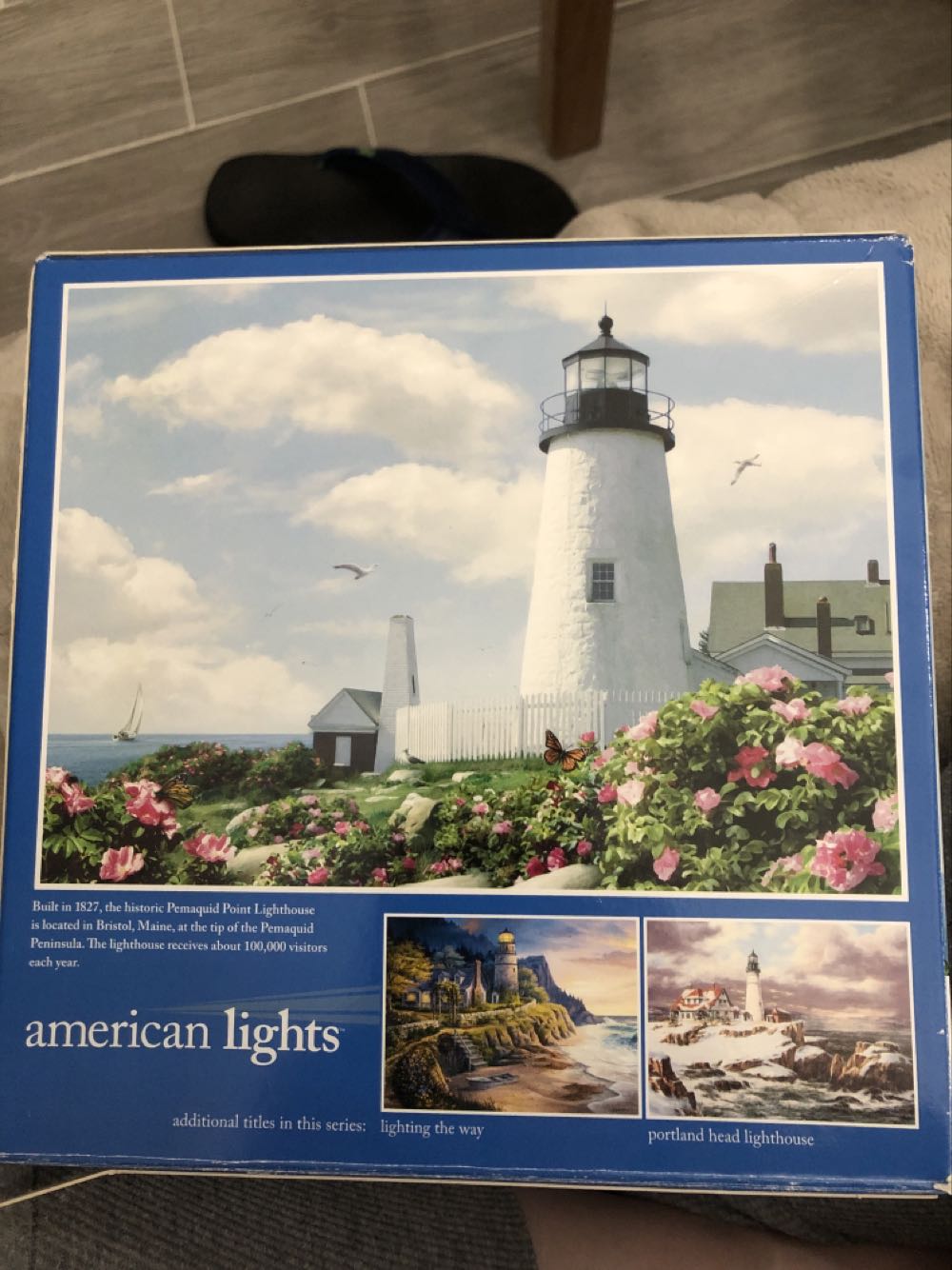Pemaquid Point Lighthouse -  Ceaco puzzle collectible [Barcode 021081033343] - Main Image 2