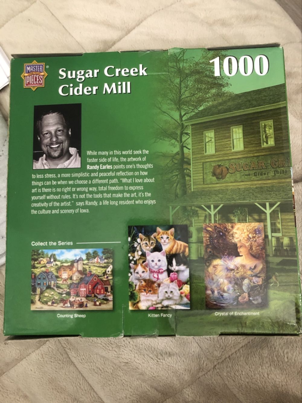 Sugar Creek Cider Mill - Master Pieces puzzle collectible [Barcode 705988812125] - Main Image 2