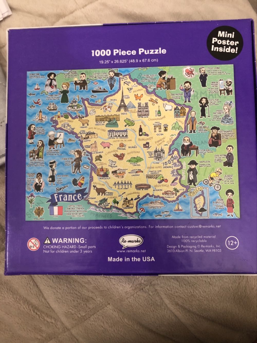 France - Re-marks puzzle collectible [Barcode 681410191948] - Main Image 3