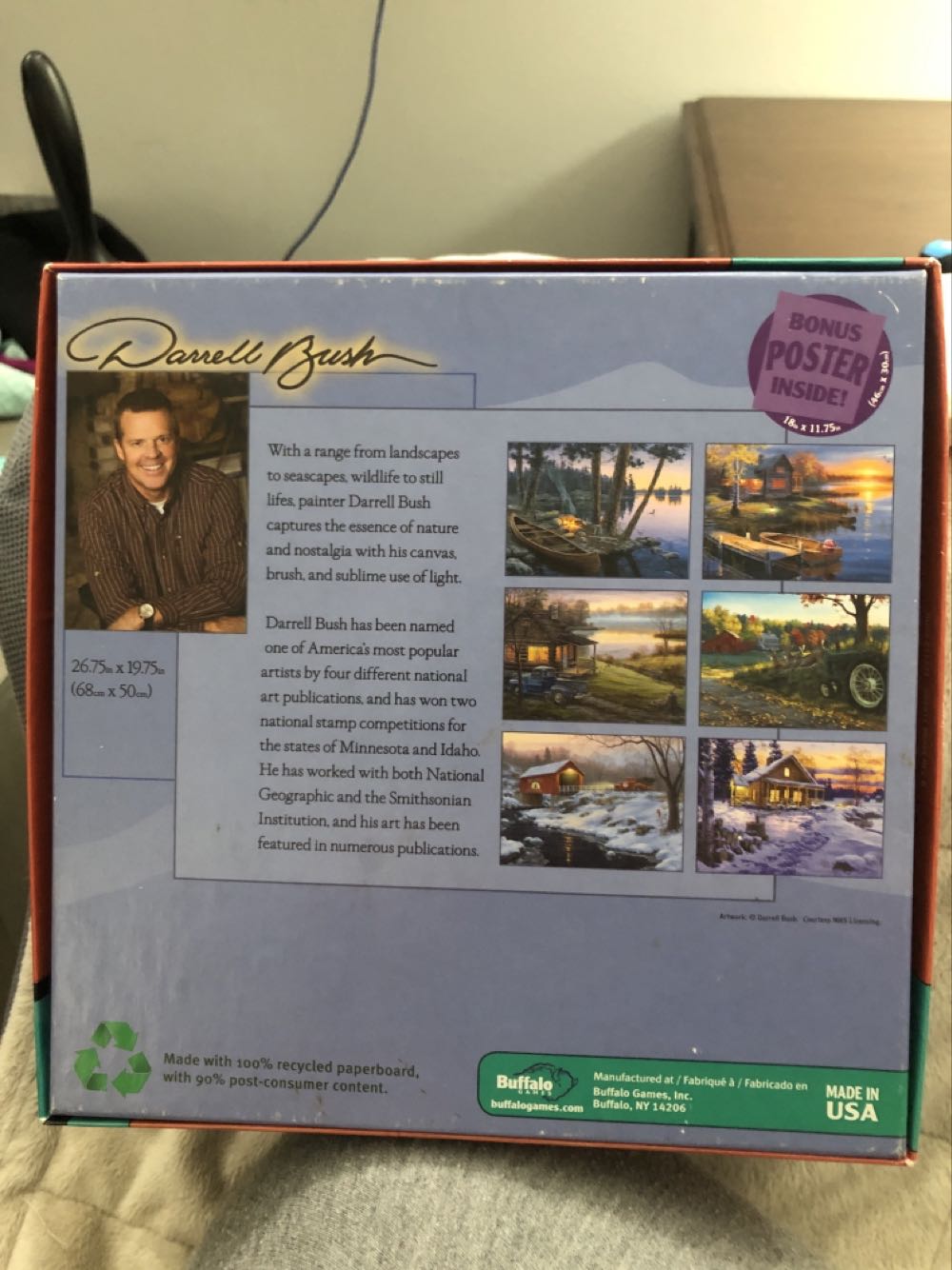 Evening Run - Buffalo puzzle collectible [Barcode 079346112210] - Main Image 2