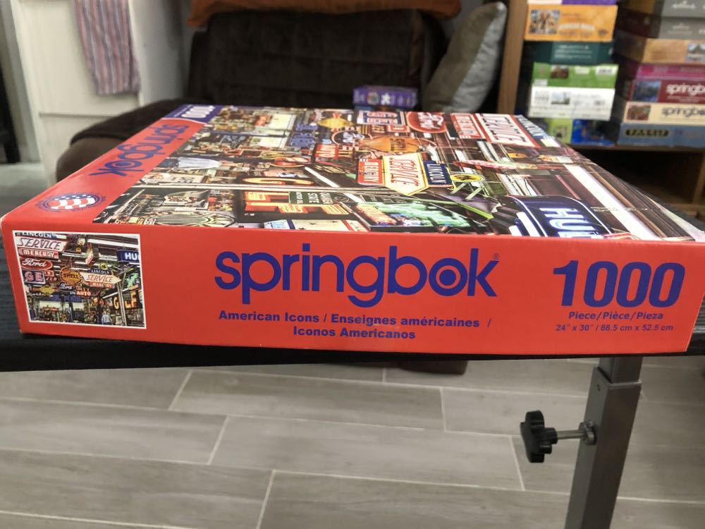 American Icons - Springbok 🇺🇸 puzzle collectible [Barcode 091683107032] - Main Image 2