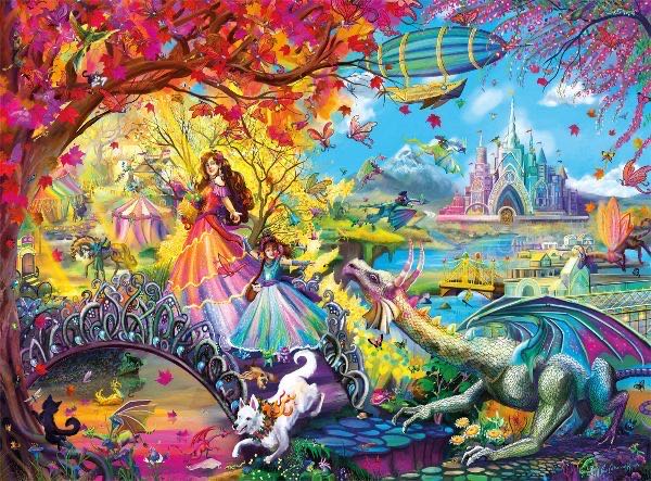 Girls Day Out - Buffalo puzzle collectible [Barcode 079346121113] - Main Image 2