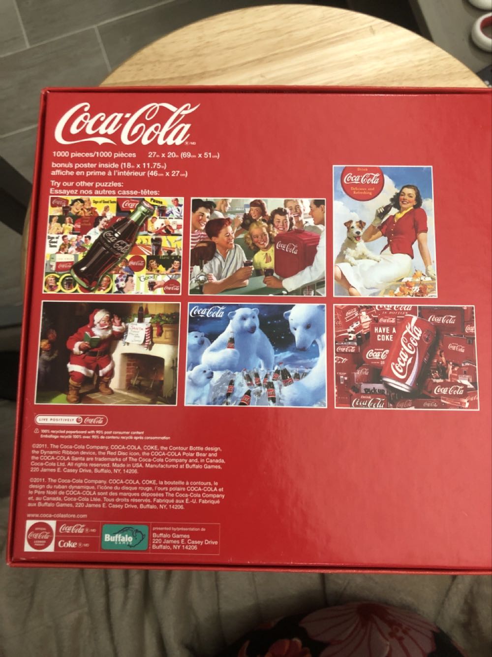Sign Of Good Taste - Coca-Cola - Buffalo puzzle collectible [Barcode 079346112562] - Main Image 2