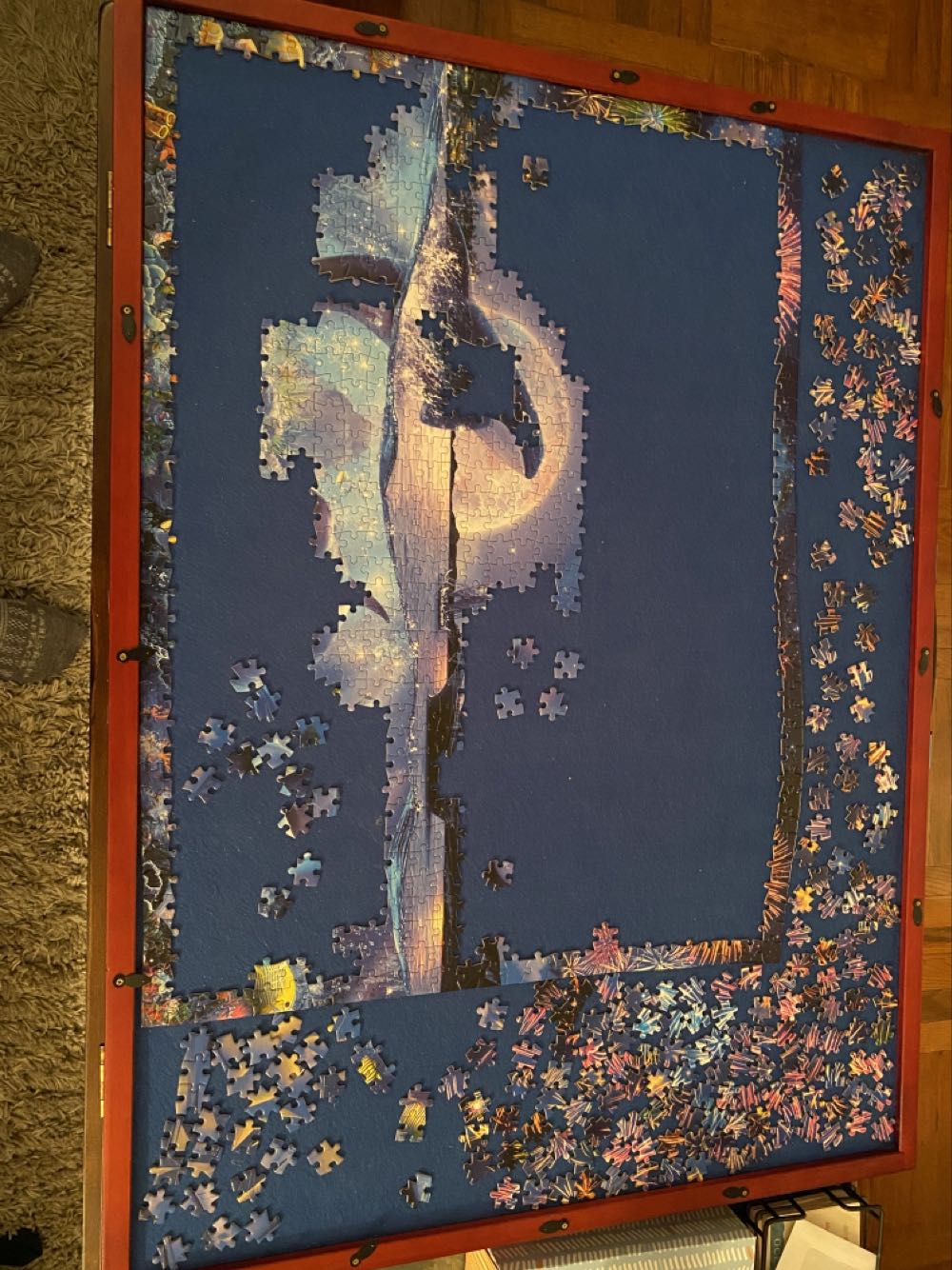 The Dramatic Night - Buffalo puzzle collectible [Barcode 079346118885] - Main Image 2