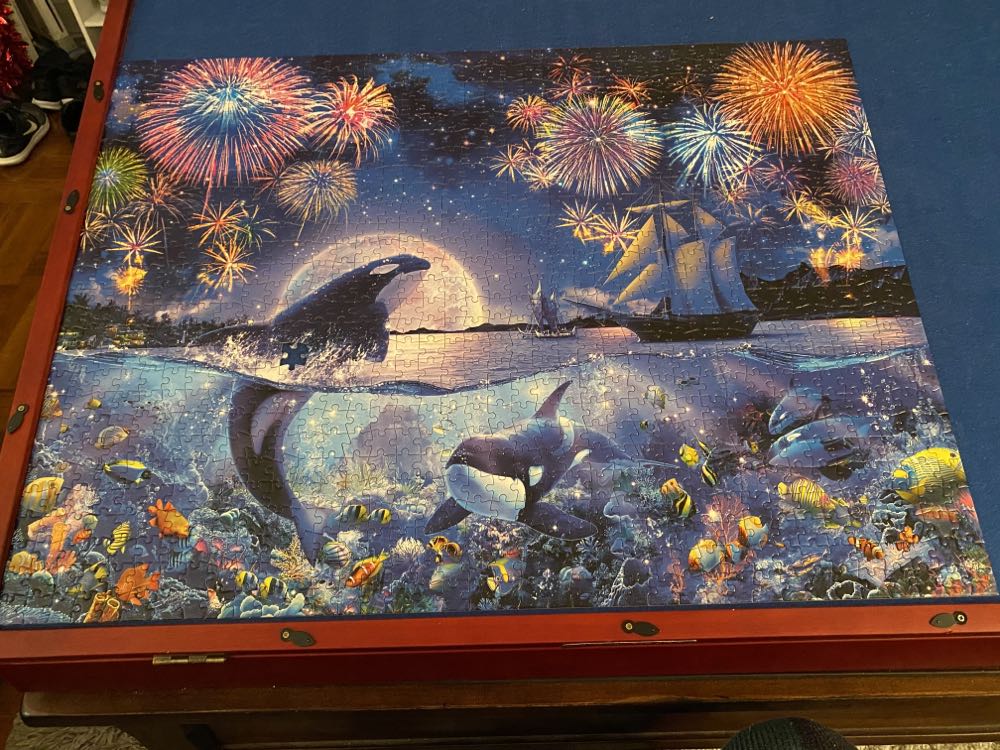 The Dramatic Night - Buffalo puzzle collectible [Barcode 079346118885] - Main Image 4