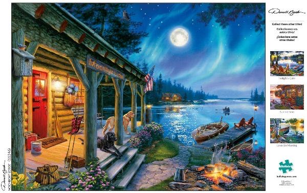 Moonlight Lodge - Buffalo Games 🇺🇸 puzzle collectible [Barcode 079346112463] - Main Image 3
