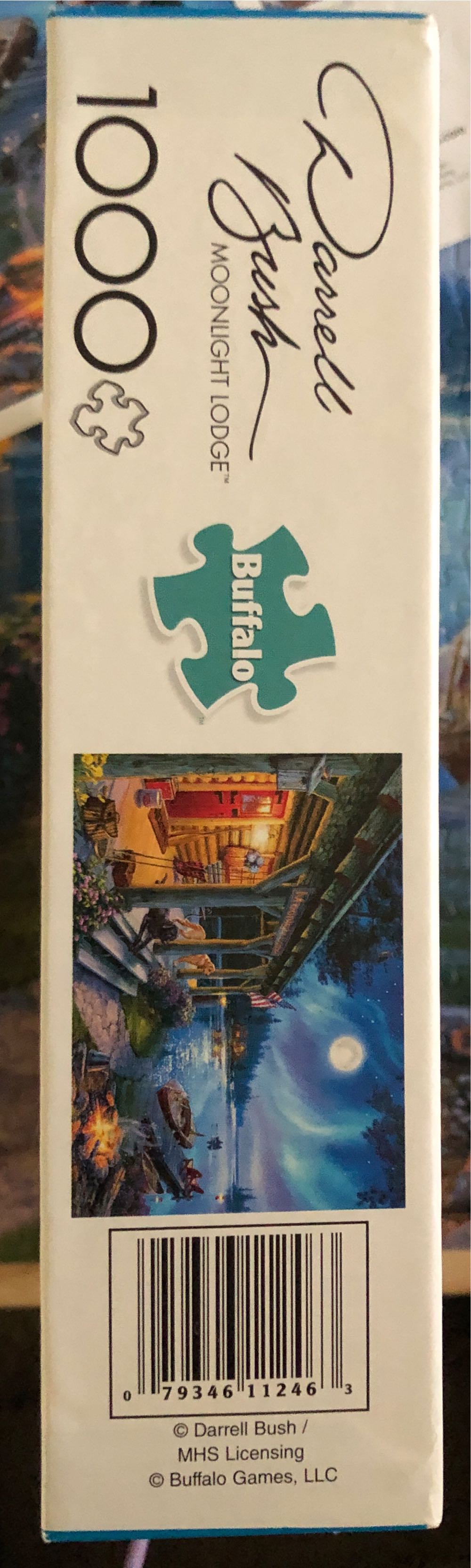 Moonlight Lodge - Buffalo Games 🇺🇸 puzzle collectible [Barcode 079346112463] - Main Image 4