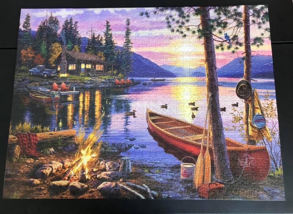 Canoe Lake - Buffalo Games puzzle collectible [Barcode 079346112401] - Main Image 2