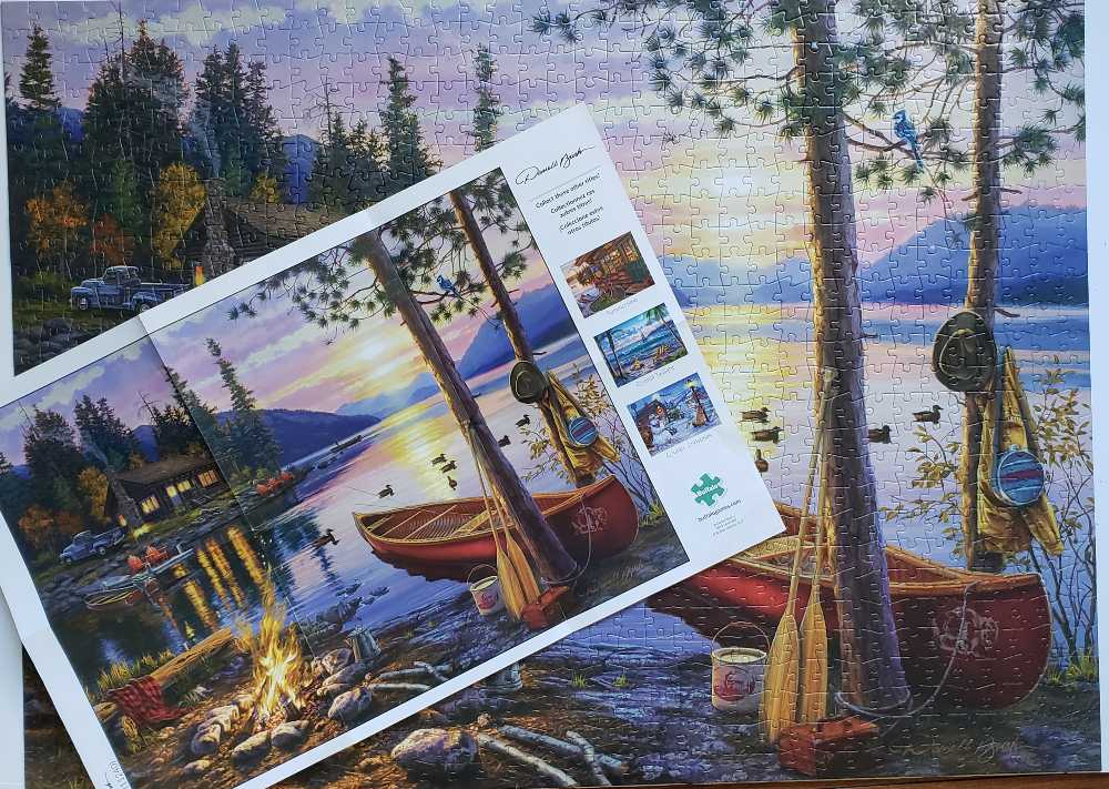 Canoe Lake - Buffalo Games puzzle collectible [Barcode 079346112401] - Main Image 3