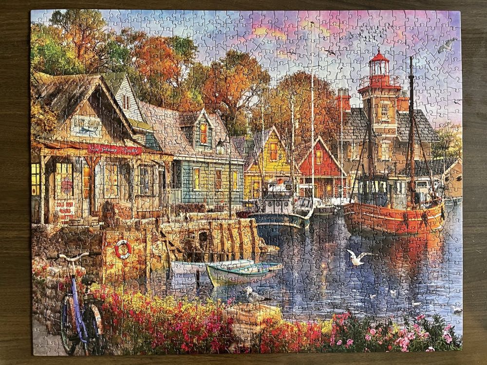 Harbor Evening - Sell - White Mountain puzzle collectible [Barcode 724819261543] - Main Image 3