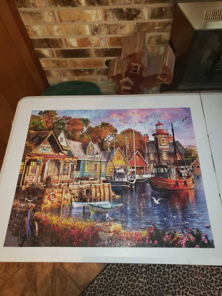 Harbor Evening - Sell - White Mountain puzzle collectible [Barcode 724819261543] - Main Image 4