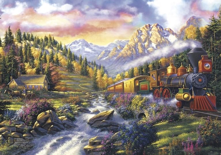 All Aboard! - Available - Buffalo puzzle collectible [Barcode 079346037261] - Main Image 2