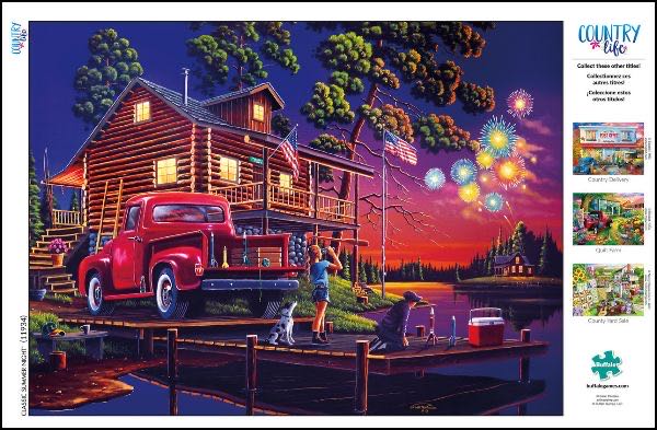 Classic Summer Night - Buffalo puzzle collectible [Barcode 079346119349] - Main Image 3