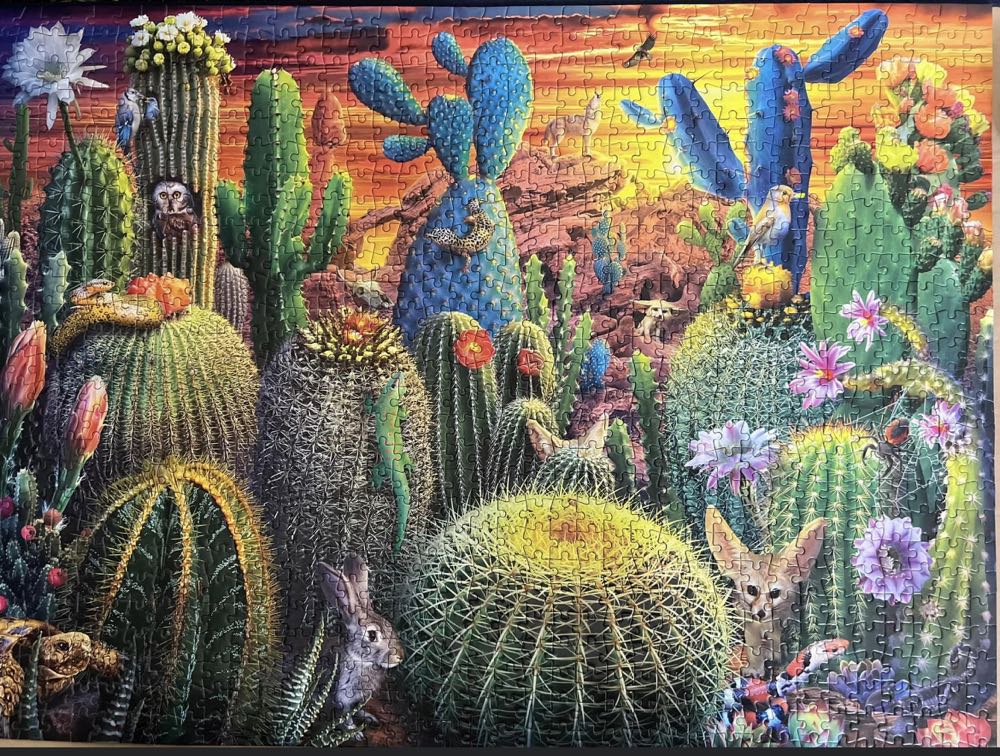 Desert Color - Buffalo puzzle collectible [Barcode 079346122066] - Main Image 2