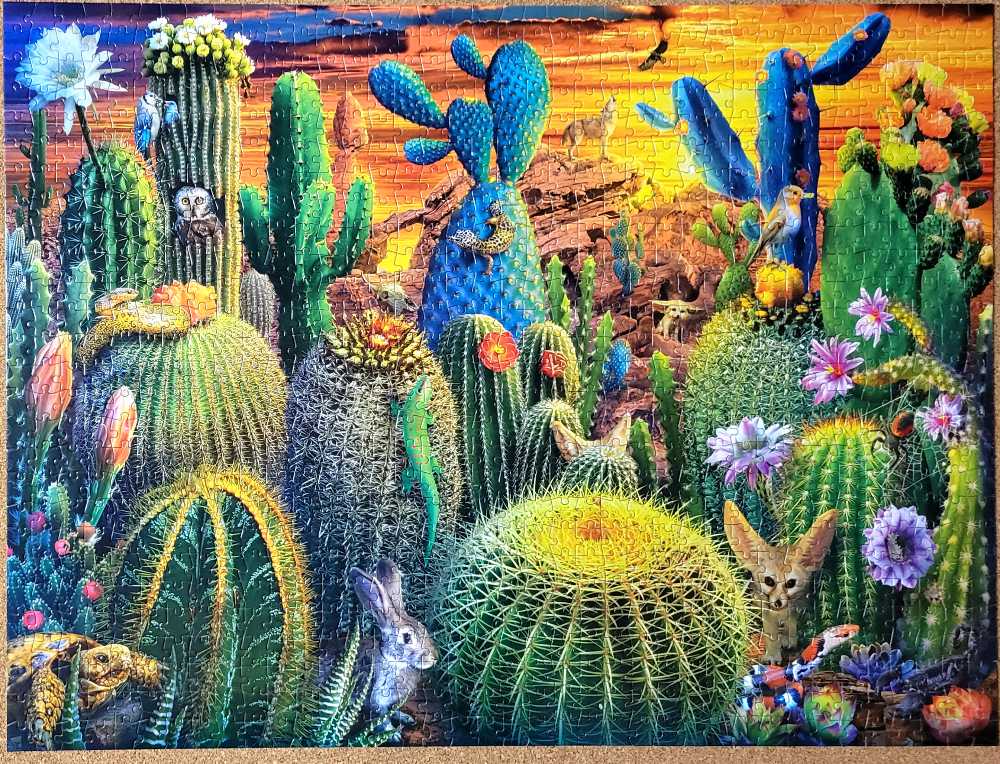 Desert Color - Buffalo puzzle collectible [Barcode 079346122066] - Main Image 3