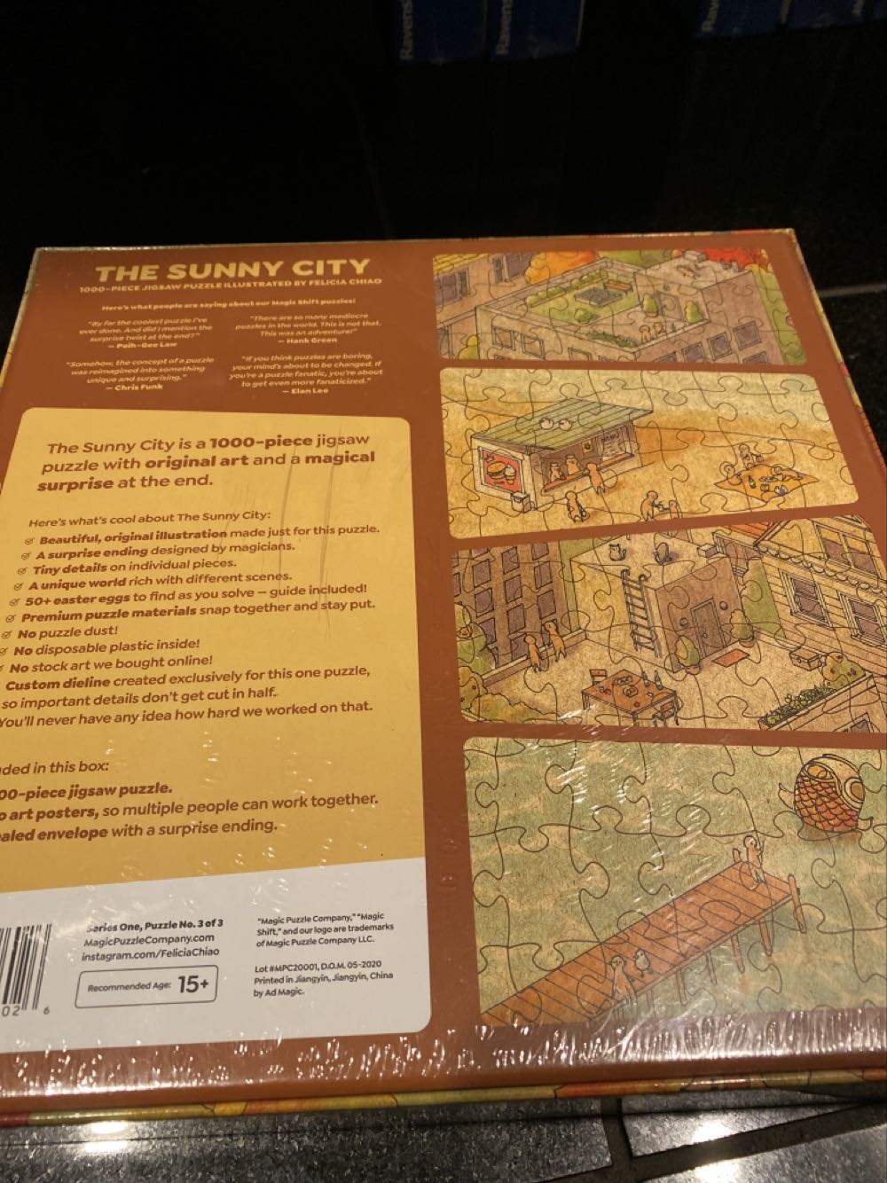 The Sunny City - Magic Puzzle Company puzzle collectible [Barcode 850016196026] - Main Image 2