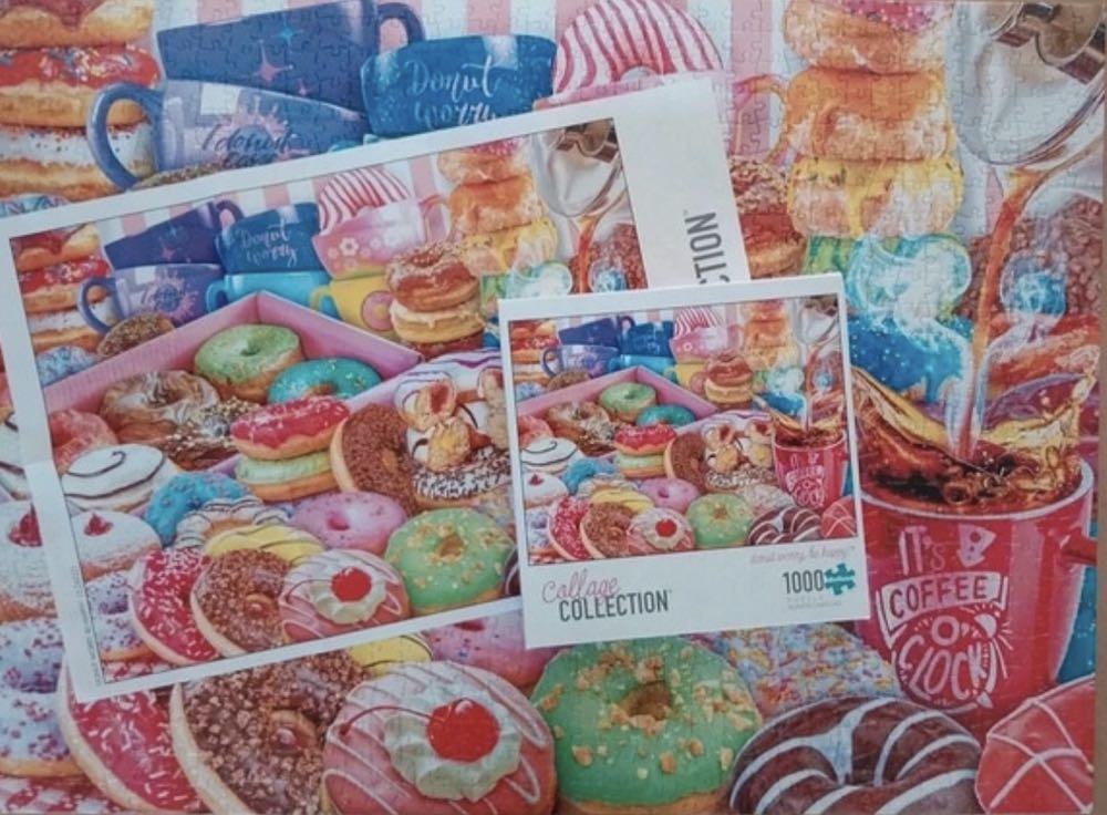 Donut Worry Be Happy - Buffalo puzzle collectible [Barcode 079346126026] - Main Image 4