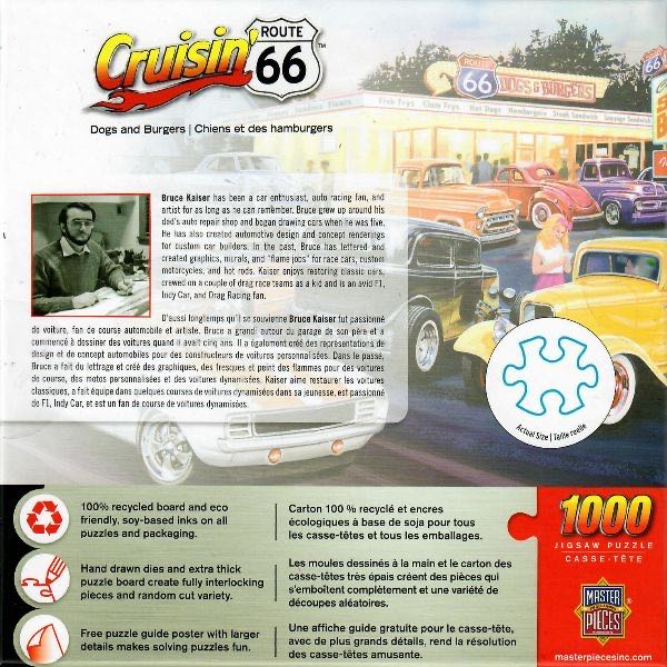 Dogs And Burgers - Master Pieces puzzle collectible [Barcode 705988717659] - Main Image 3