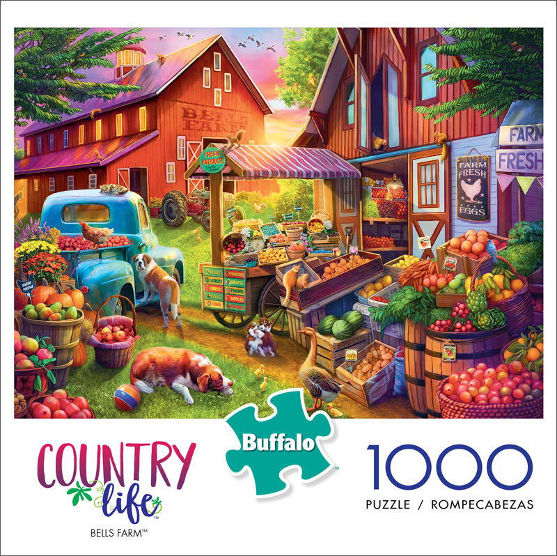 Bells Farm - Buffalo puzzle collectible [Barcode 079346119288] - Main Image 2