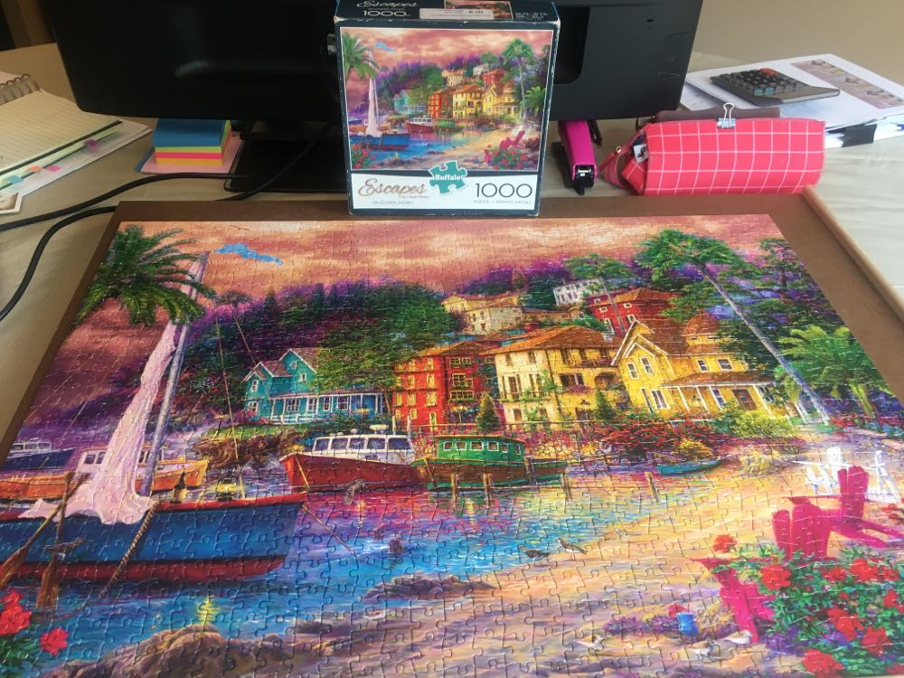 On Golden Shores 🔴 - Buffalo puzzle collectible [Barcode 079346113897] - Main Image 2