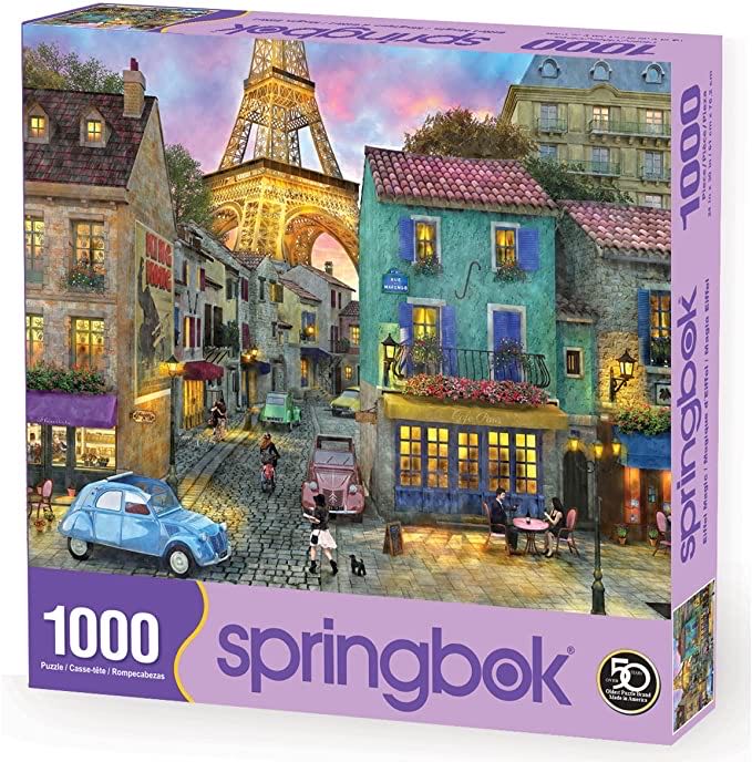 Eiffel Magic - Springbok puzzle collectible [Barcode 091683108244] - Main Image 1
